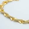 Bracciale Bottega Boccadamo BBR151D placcato oro giallo intreccio in parte liscia e in pavè di zirconi
