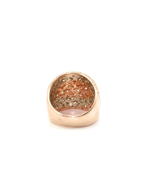 anello argento swarovski cuori Doma in Argento 925% Colore Rosè Interno Cuore con Swarovski cod: Z20/4R