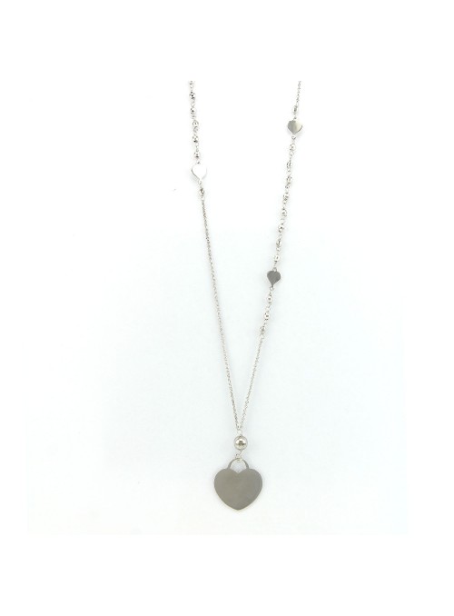 collana argento lunga cuore in Argento 925 cod: GR1586