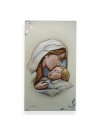 Leader Argenti - Pannello Affresco maternità Madonna con Bambino Decorazione in Argento Dimensione 70x40cmCOD: 080448
