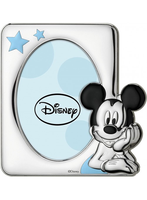 Disney Baby Topolino Mickey Mouse Cornice per Foto in Argento per la Cameretta con dettagli colorati