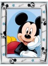 Velenti Disney Baby - Mickey Mouse - Cornice Porta Foto da Tavolo in Argento per Neonato e Bambino