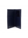 SAVOIA - Elegante Porta carte donna in pelle colore blu COD: WLS0005MMBL