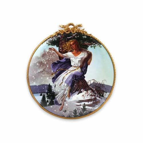 Turgot Placca Limoges Frances e Bronzo Stagione Inverno - cod: FC140/NF-7