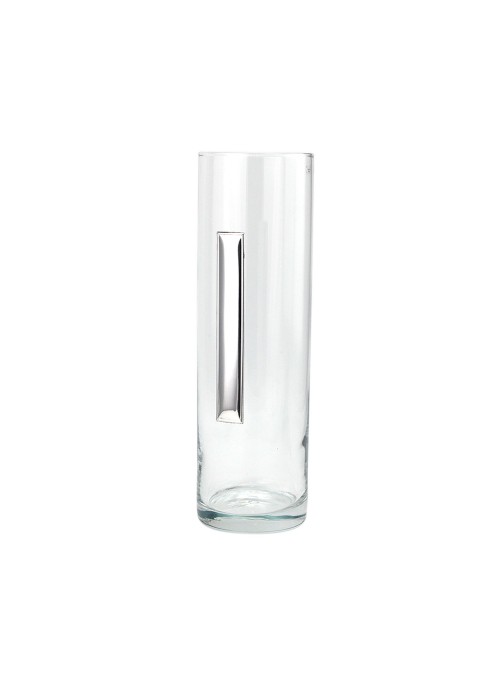 Leonardo Argenti - Vaso in vetro decoro in argento - COD: 064201
