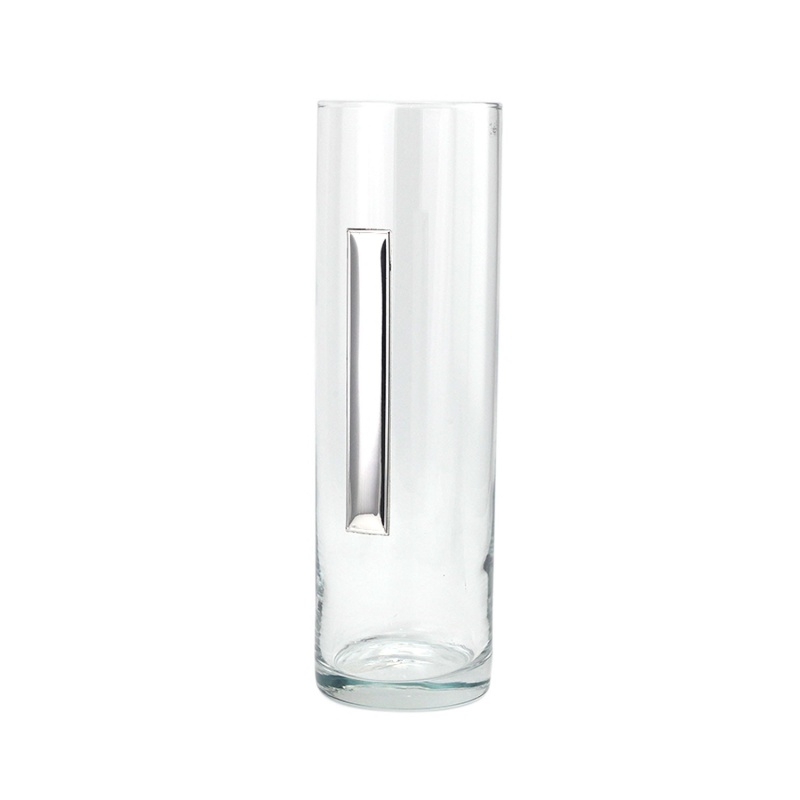Leonardo Argenti - Vaso in vetro decoro in argento - COD: 064201