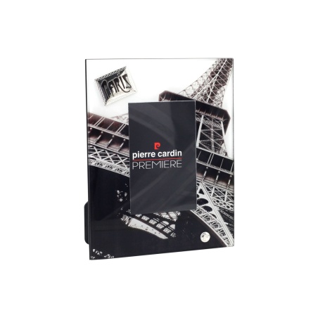 Pierre cardin - portafoto con cornice in vetro linea Paris decoro in argento COD: PP0110/0