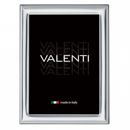 Valenti&Co - Cornice Portafoto bilaminata in Argento. Ideale Come Regalo. Misura 13X18cm cod: 251 4L