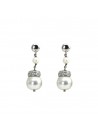 Orecchini in argento 925 con perle e zircone Doma COD: 5117