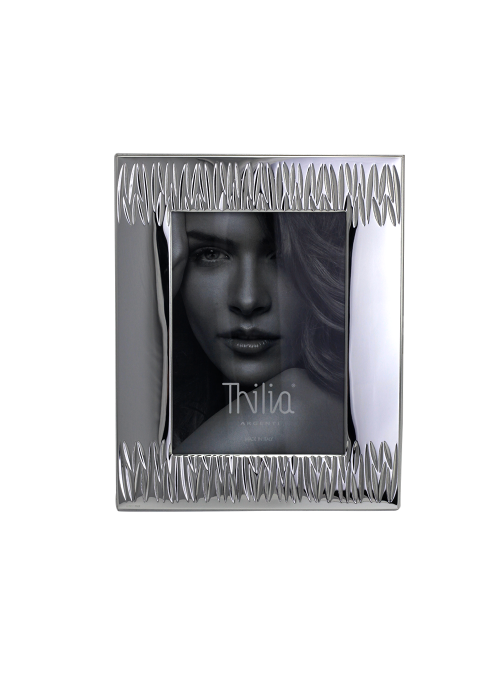 Thilia - Cornice portafoto in argento puro depositato con metodo Sputtering Modello Kalysta