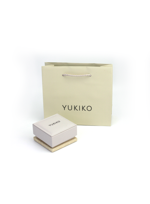 Orecchino in oro 750 Yukiko con 2 diamanti naturale Colore G SI COD: ERD5068Y-020G7