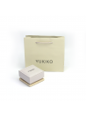 Orecchino in oro 750 Yukiko con 2 diamanti naturale Colore G SI COD: ERD5068Y-030G7