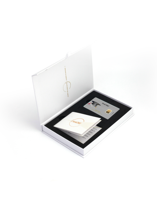 Lingotto d'oro 24KT oro 999 Naori idea regalo per (Laurea)