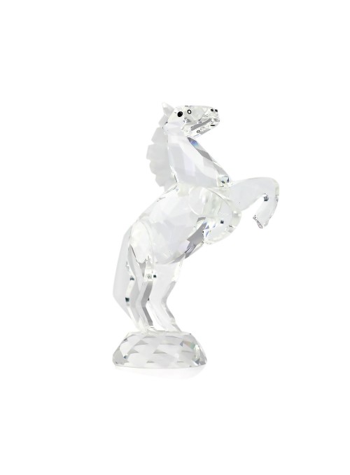 Figura di Cavallo rapante in cristallo Swarovski Pontini