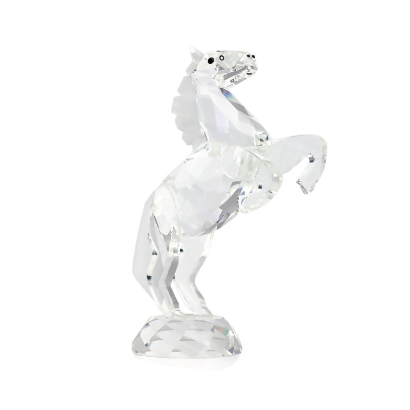 Figura di Cavallo rapante in cristallo Swarovski Pontini