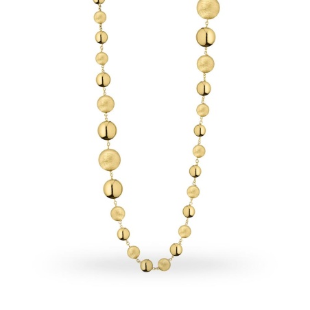 Collana in argento da donna placcato oro con boule diva gioielli cod 17580_002