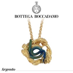 Boccadamo Collana Argento Serpente Smaltato in argento 925 Linea Bottega Cod: BGR091D